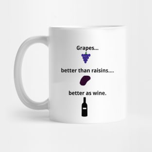 Grapes Raisins Wine Mug